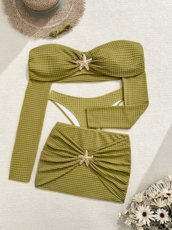 Set bikini SHEIN, verde