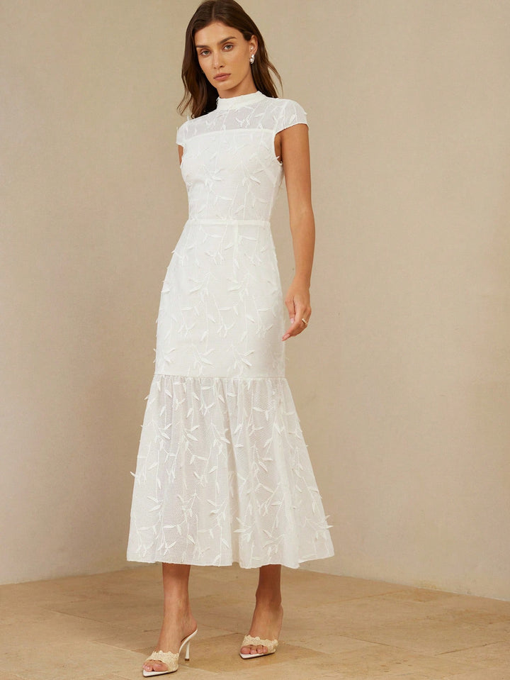 Rochie maxi SHEIN, alb