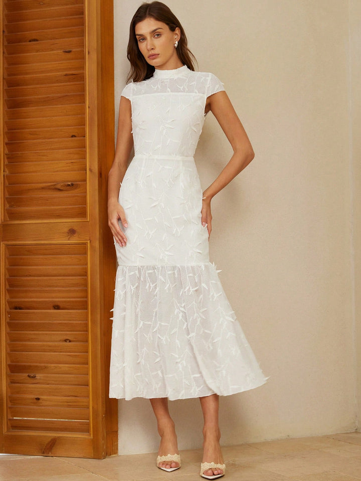 Rochie maxi SHEIN, alb