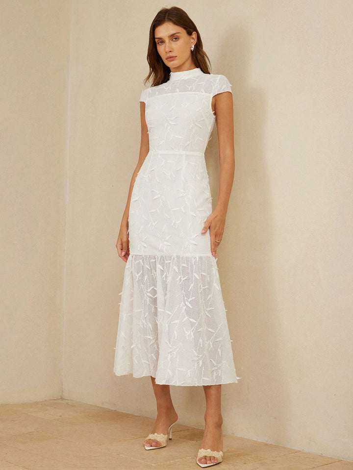 Rochie maxi SHEIN, alb