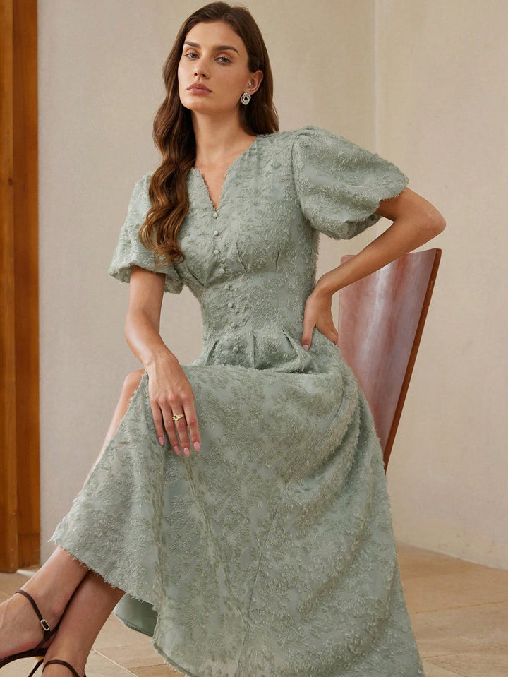 Rochie midi SHEIN, verde