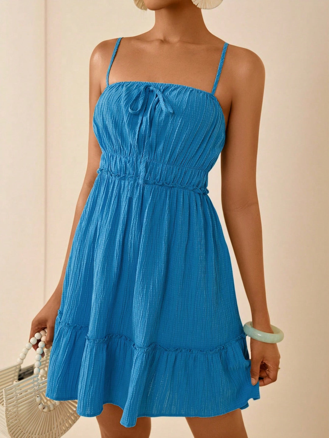 Rochie scurtă SHEIN, albastru