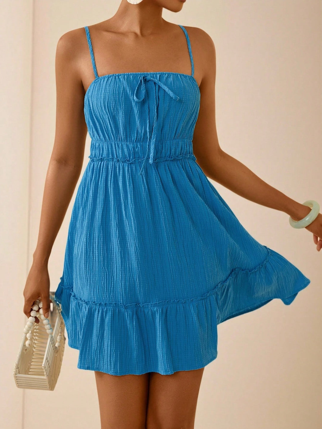 Rochie scurtă SHEIN, albastru