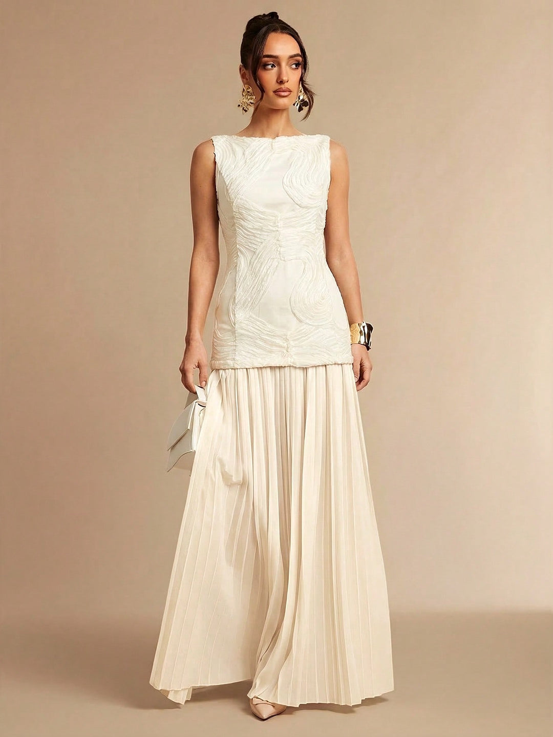 Rochie maxi SHEIN, portocaliu