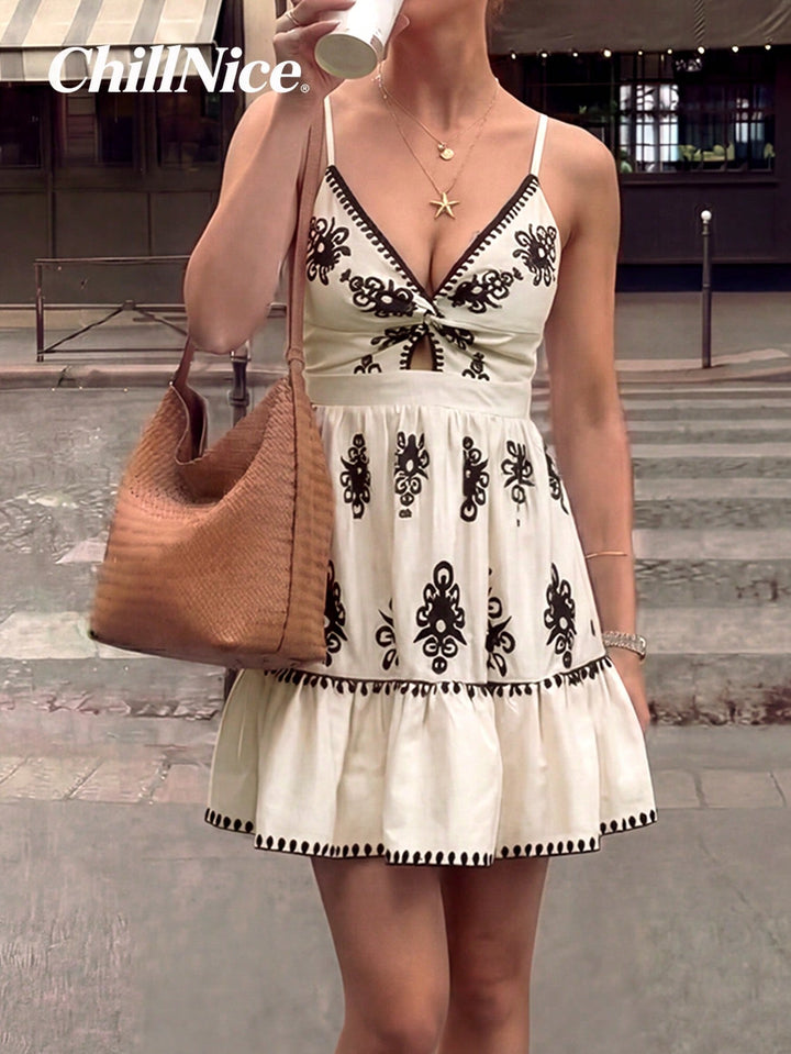 Rochie scurtă SHEIN, bej