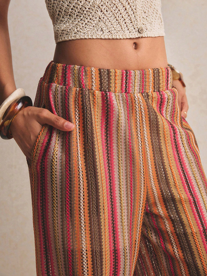 Pantaloni SHEIN, roșu