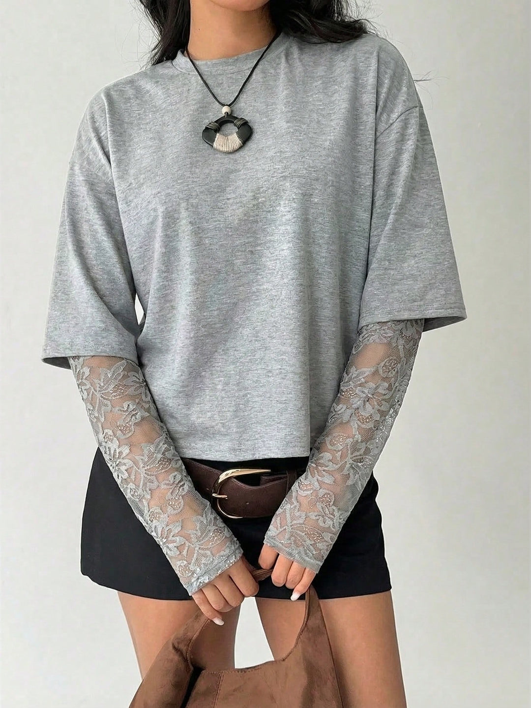 Tricou SHEIN, gri