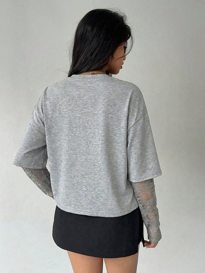 Tricou SHEIN, gri