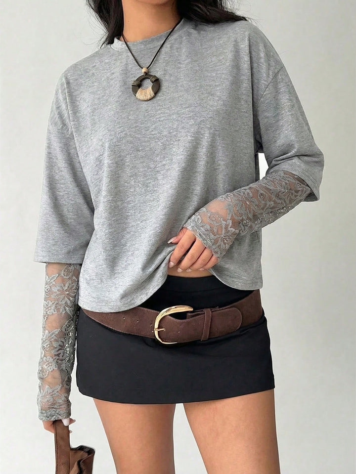 Tricou SHEIN, gri