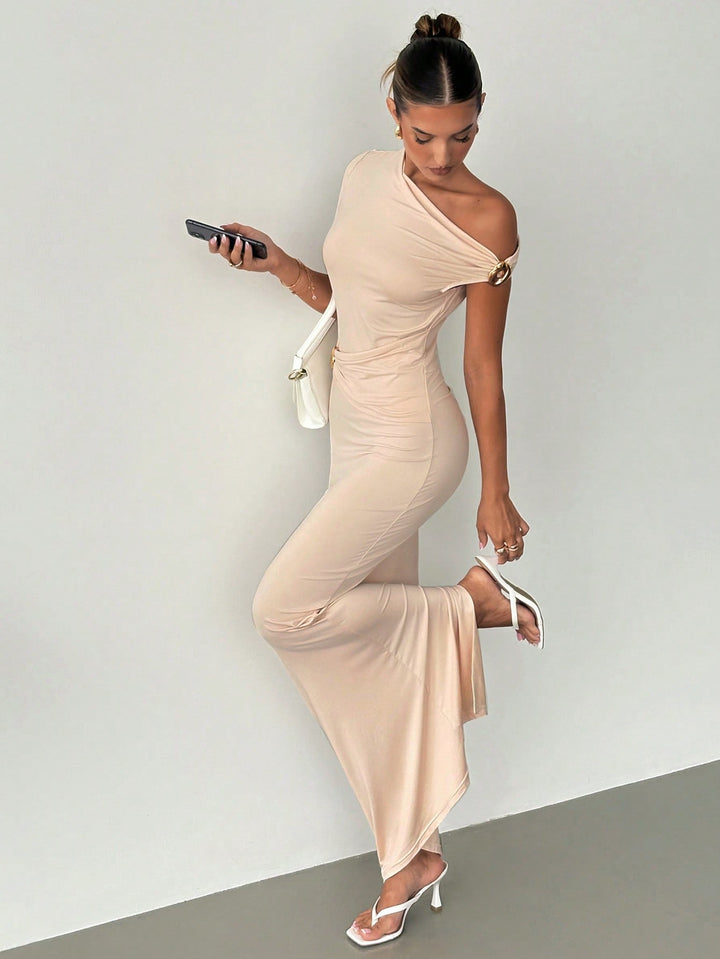 Rochie maxi SHEIN, portocaliu