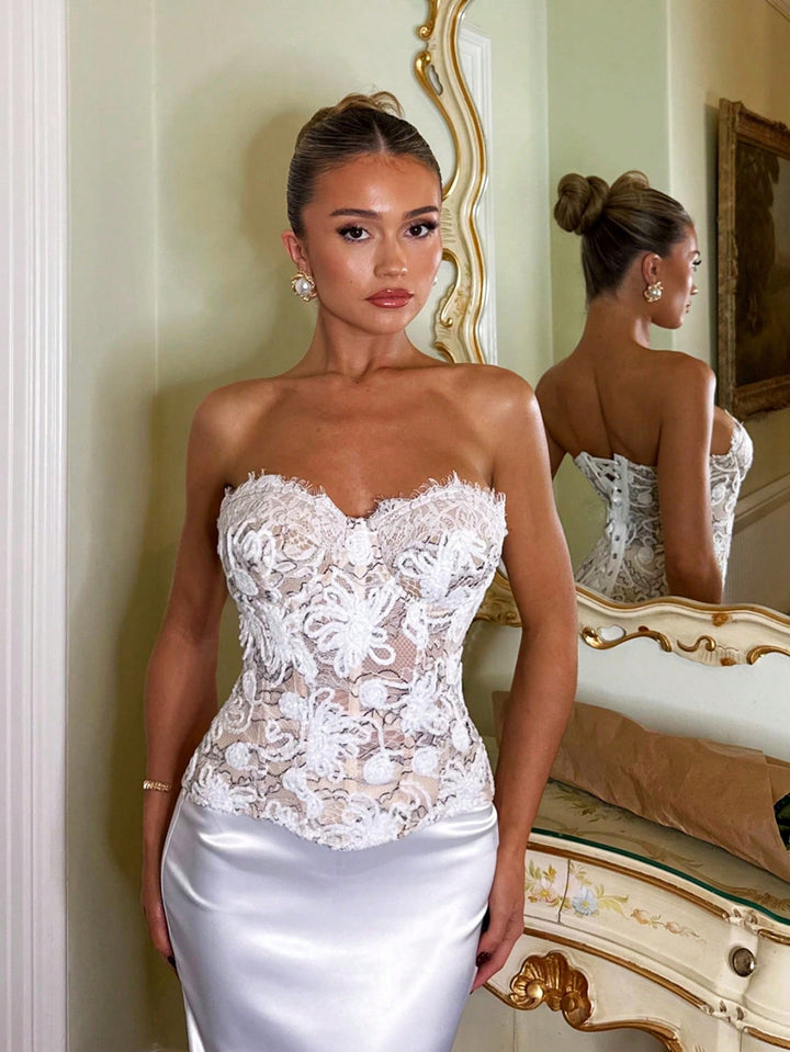 Top SHEIN, alb
