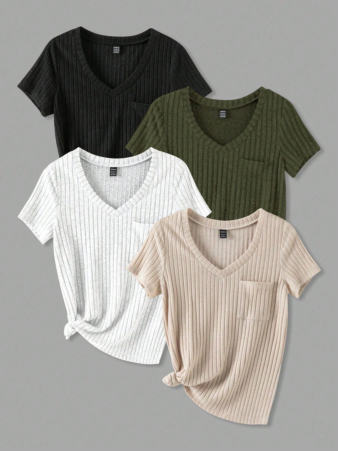 Tricou SHEIN, mix culori