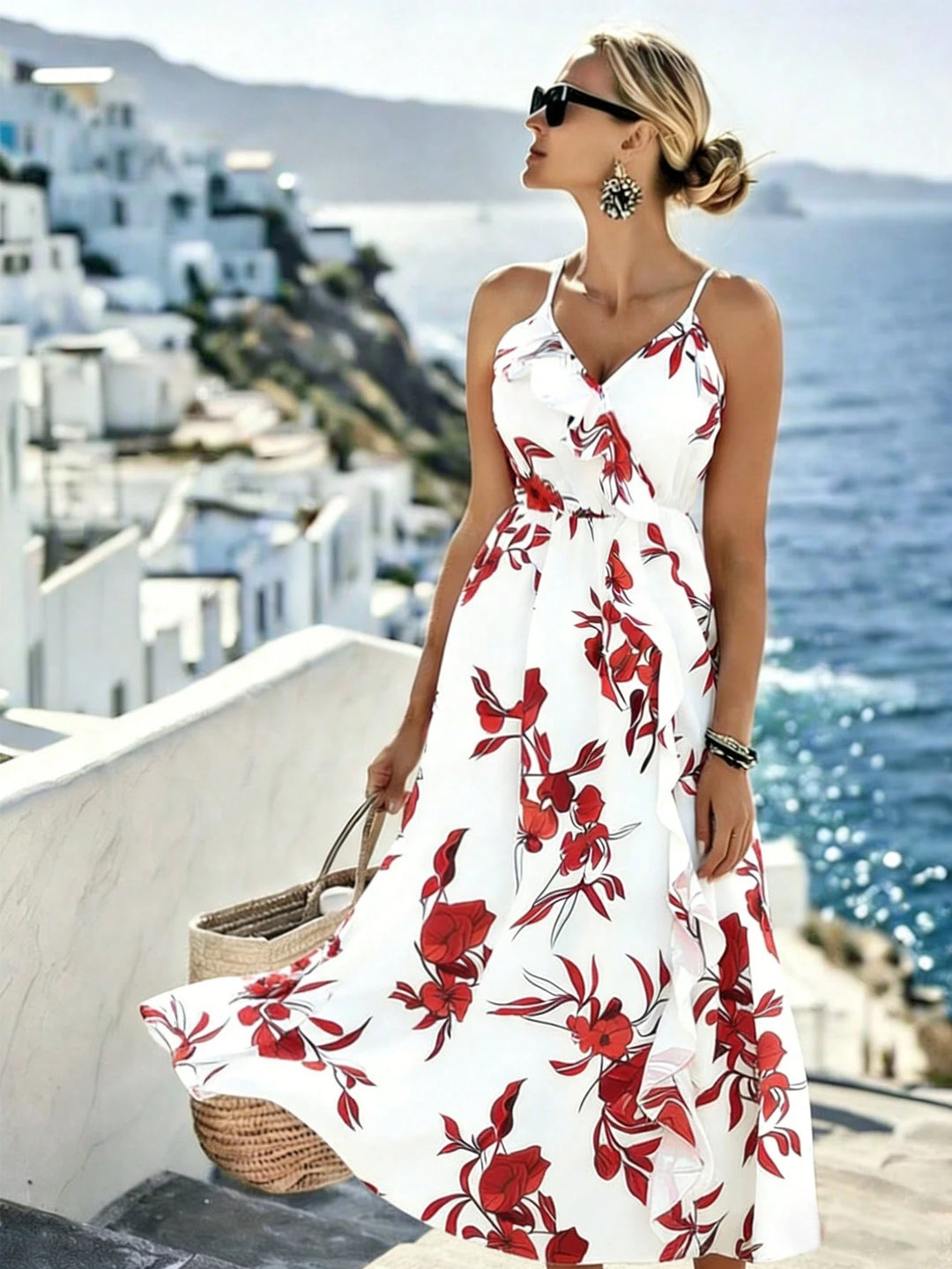 Rochie midi SHEIN, mix culori