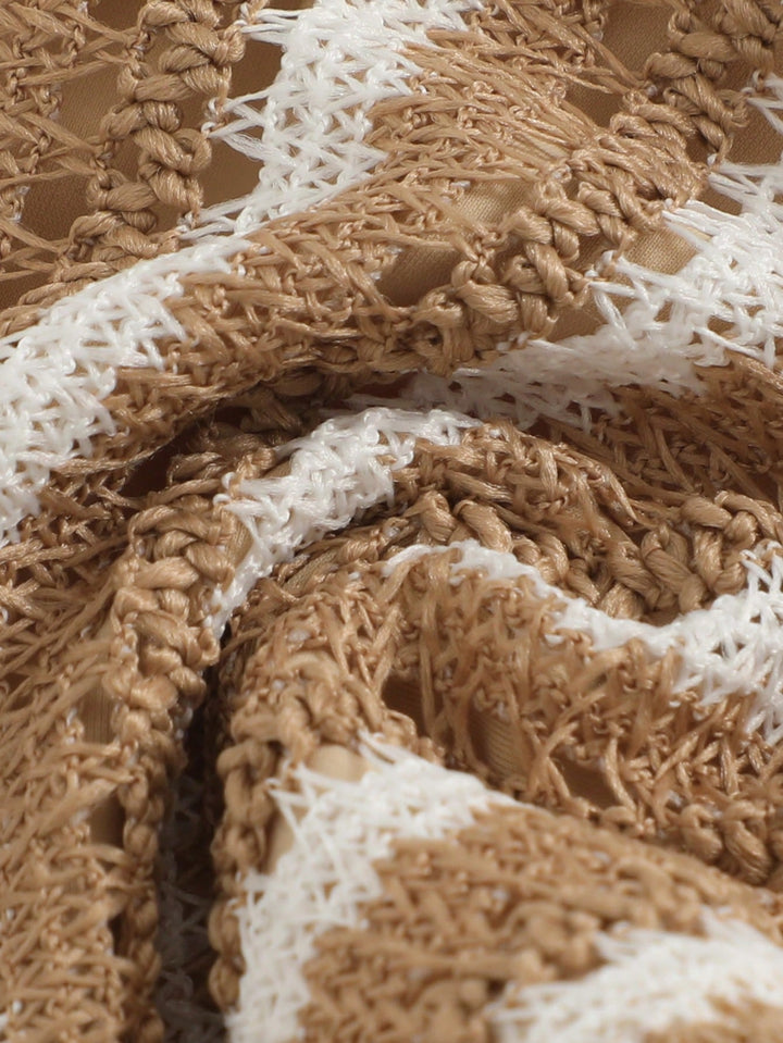 Costum de baie SHEIN, maro
