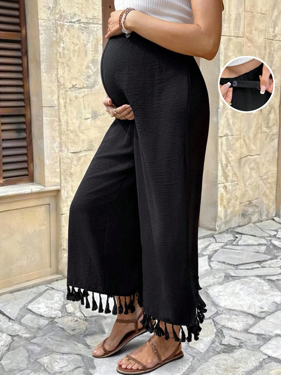Pantaloni SHEIN, negru