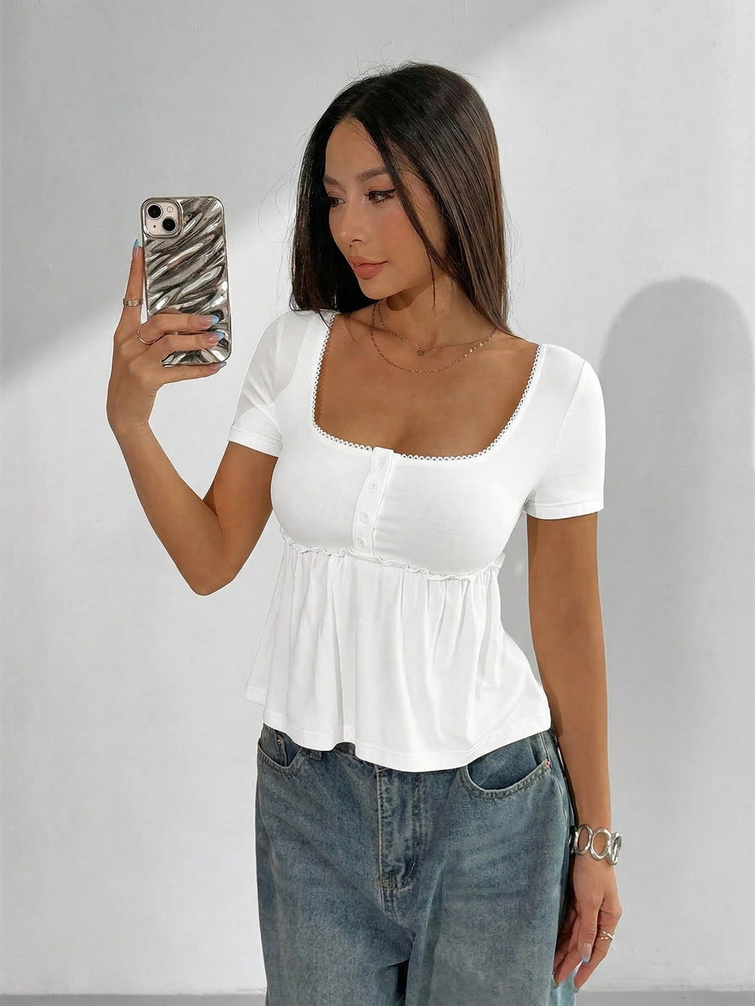 Tricou SHEIN, alb