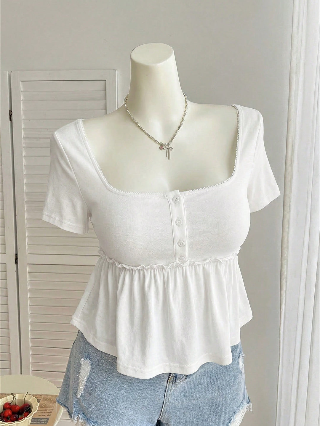 Tricou SHEIN, alb