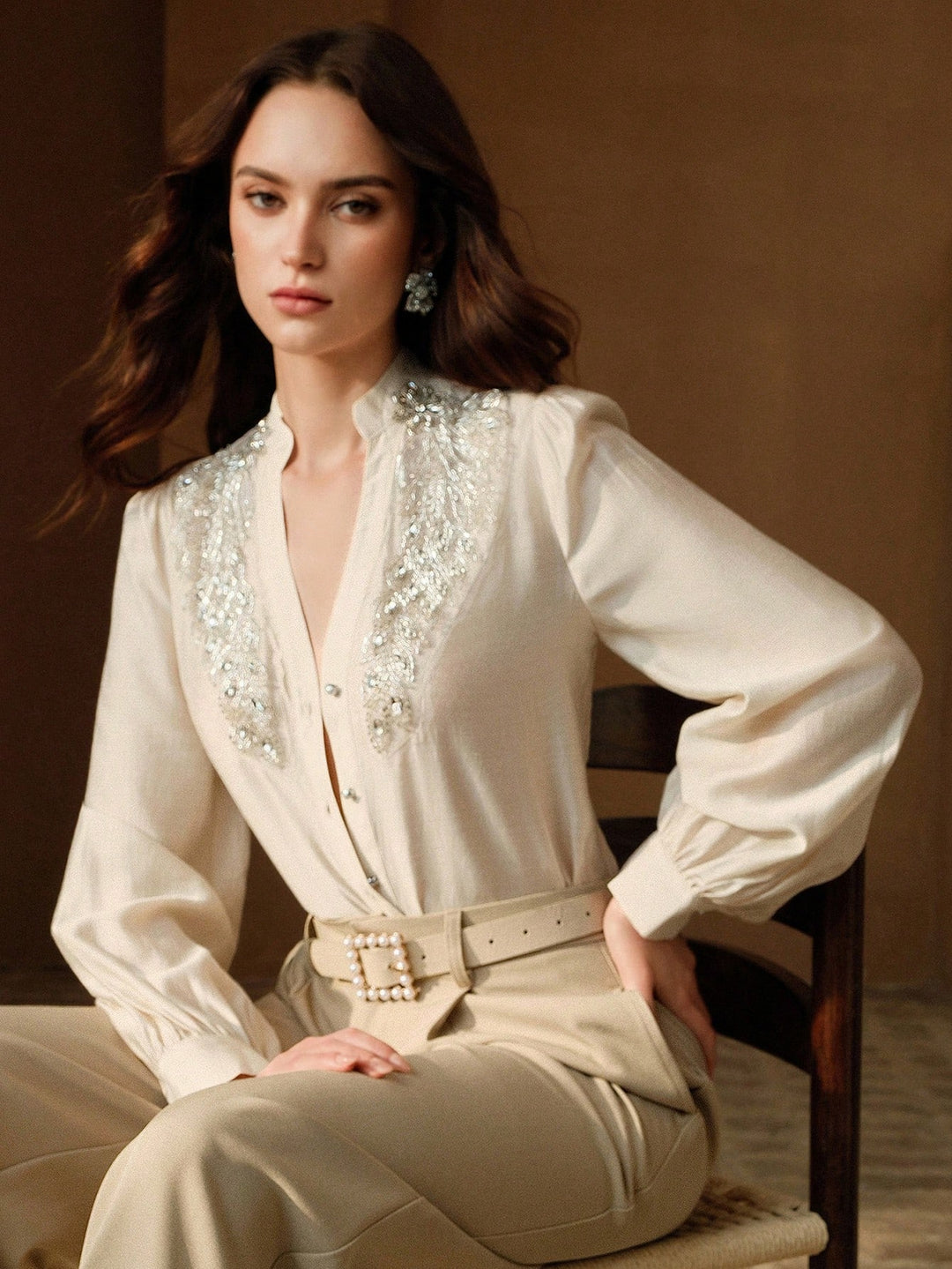 Bluza SHEIN, bej