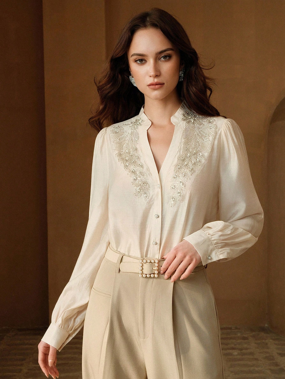 Bluza SHEIN, bej
