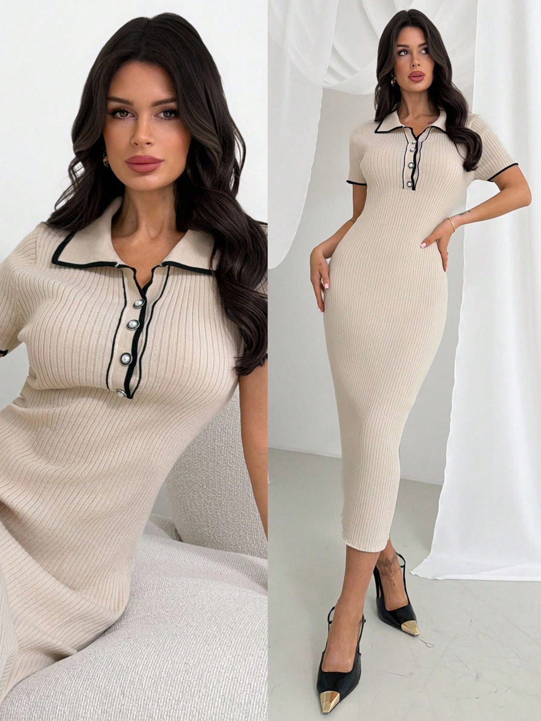 Rochie SHEIN, bej