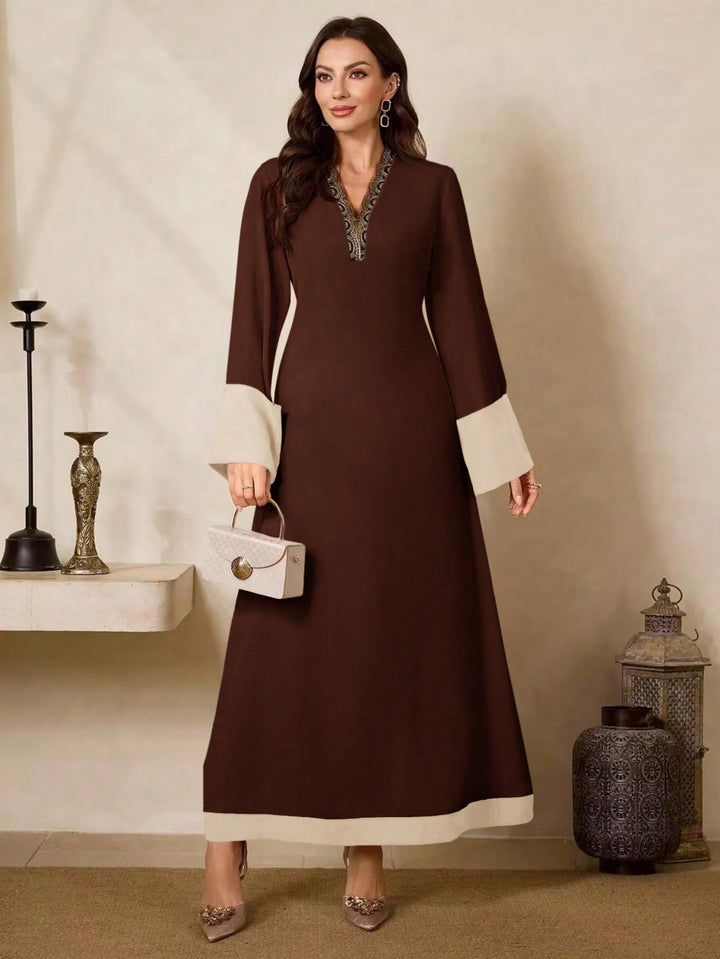 Rochie maxi SHEIN, maro