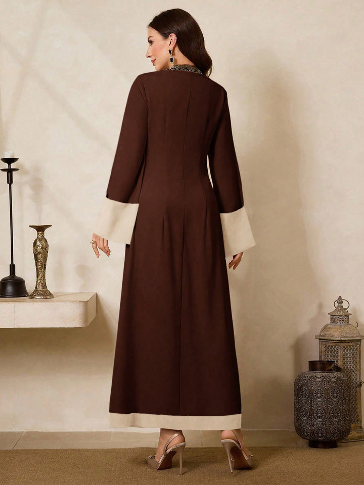 Rochie maxi SHEIN, maro