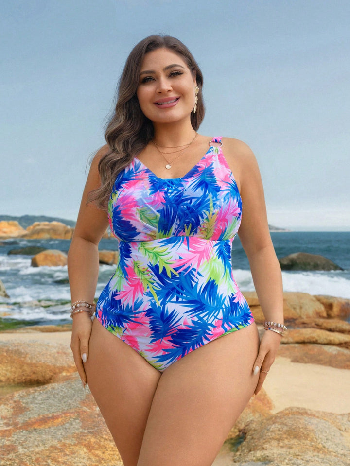 Costum de baie SHEIN, mix culori