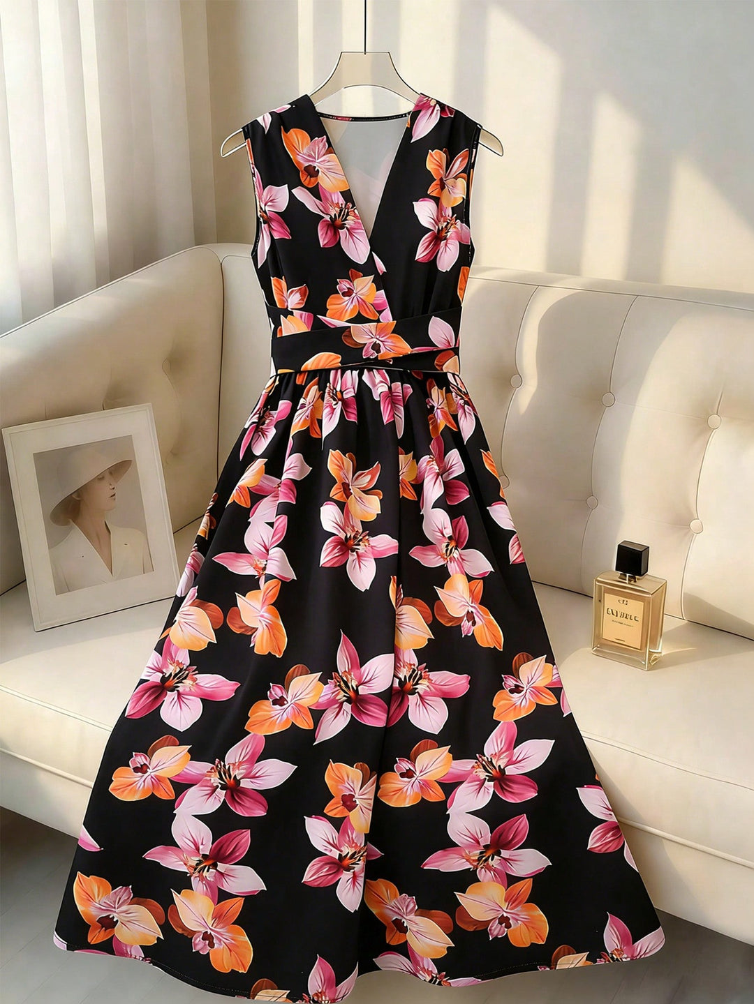 Rochie midi SHEIN, mix culori