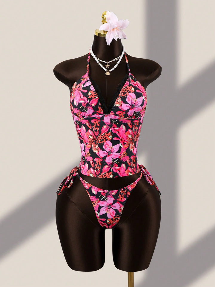 Costum de baie SHEIN, mix culori