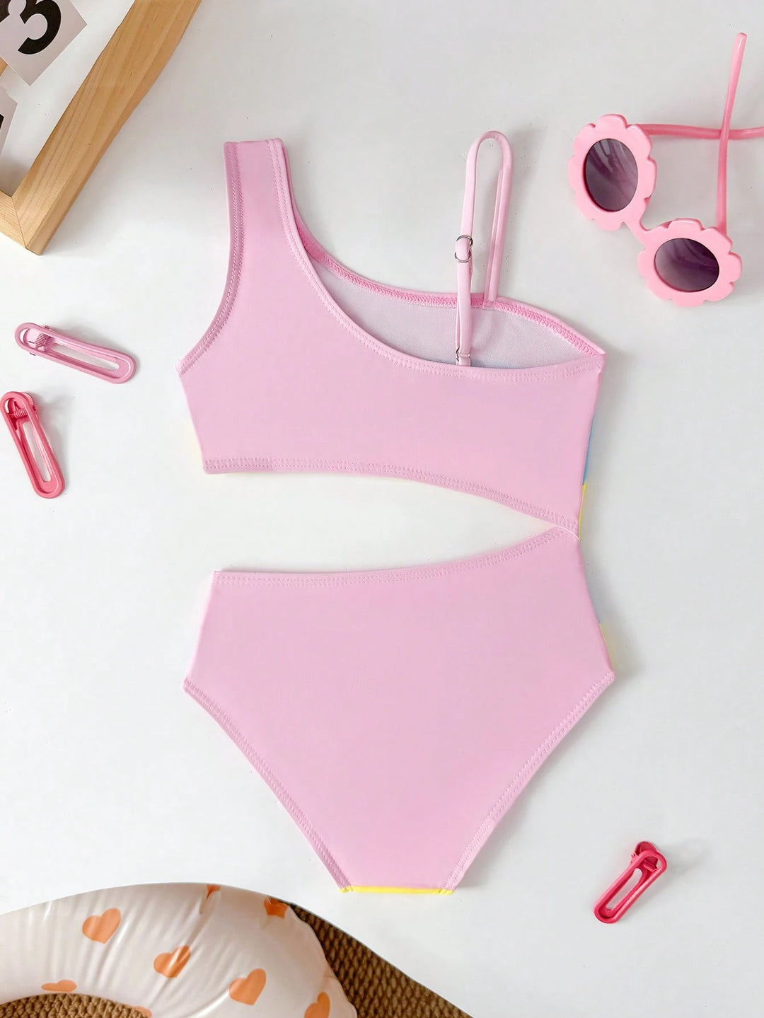 Costum de baie întreg SHEIN, mix culori