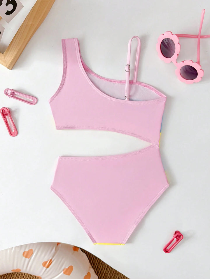 Costum de baie întreg SHEIN, mix culori
