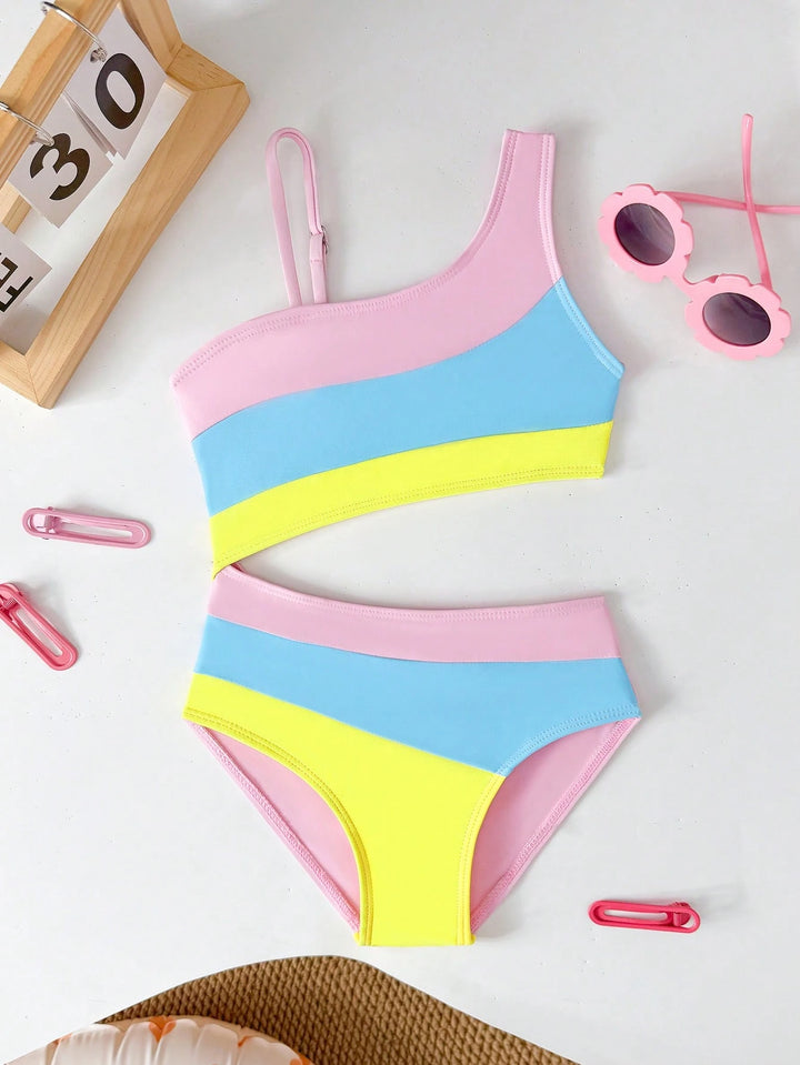 Costum de baie întreg SHEIN, mix culori