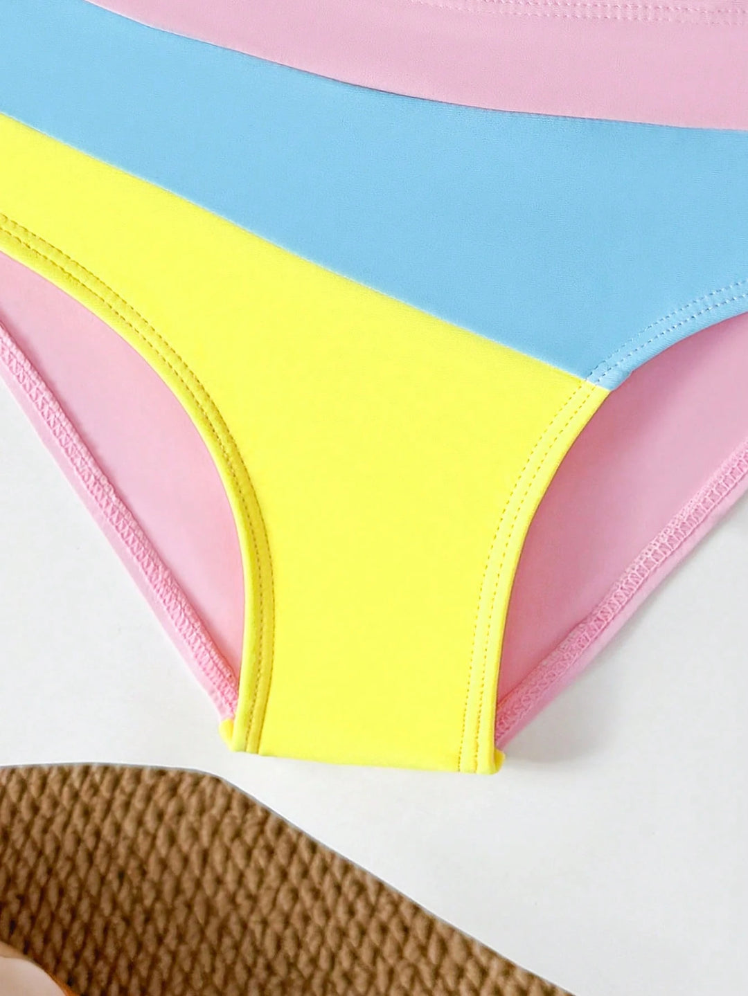 Costum de baie întreg SHEIN, mix culori