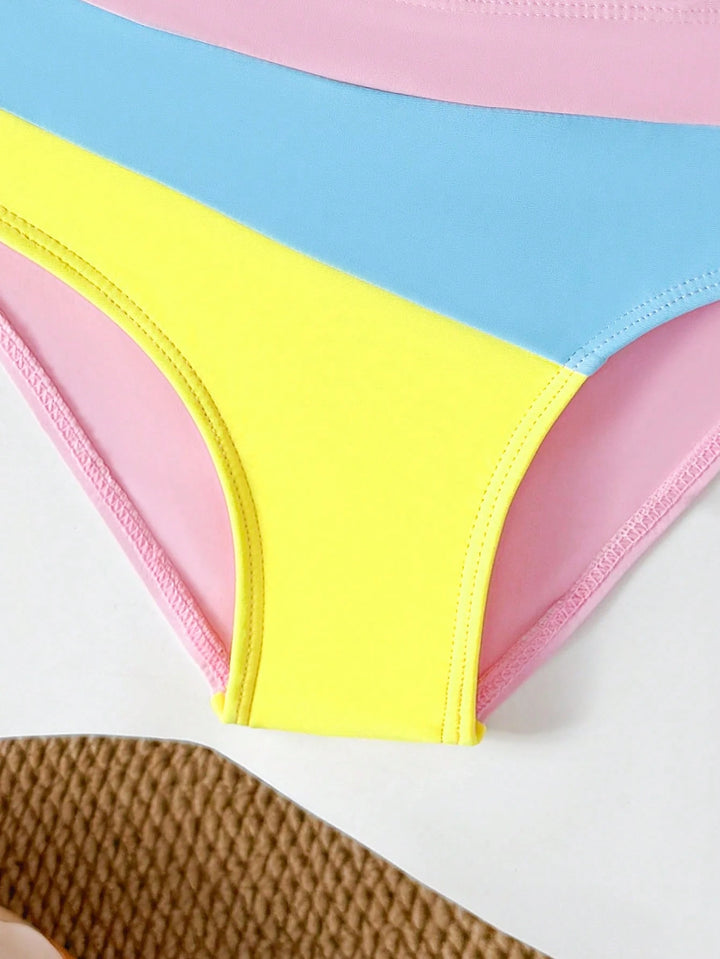 Costum de baie întreg SHEIN, mix culori
