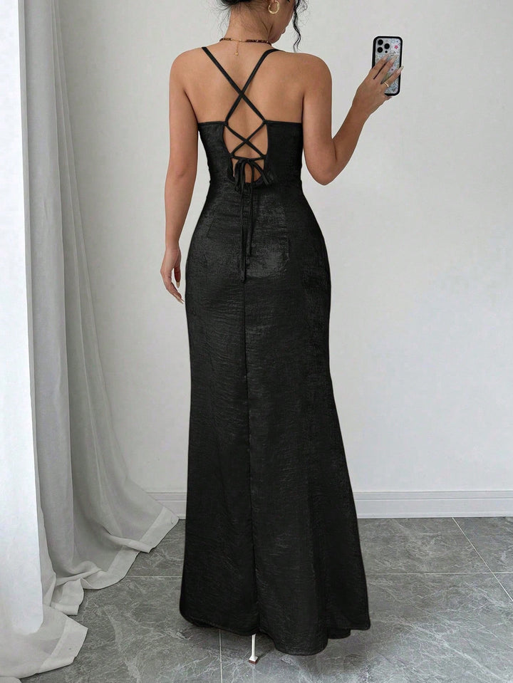 Rochie maxi SHEIN, negru