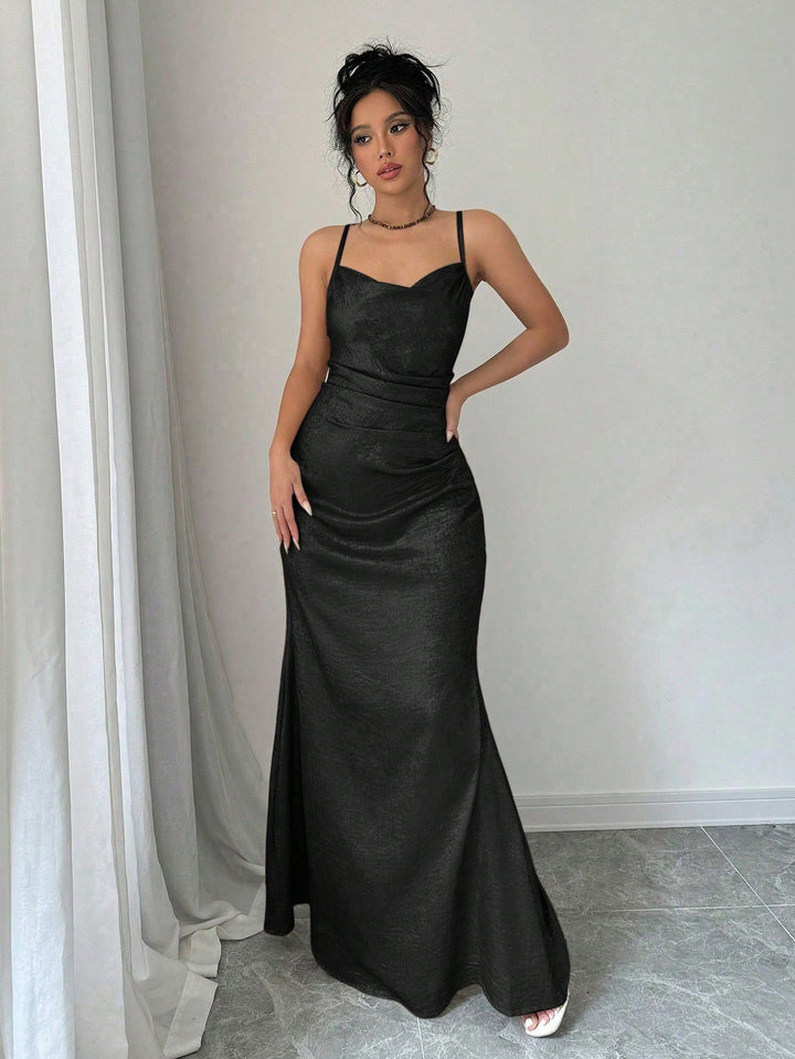 Rochie maxi SHEIN, negru