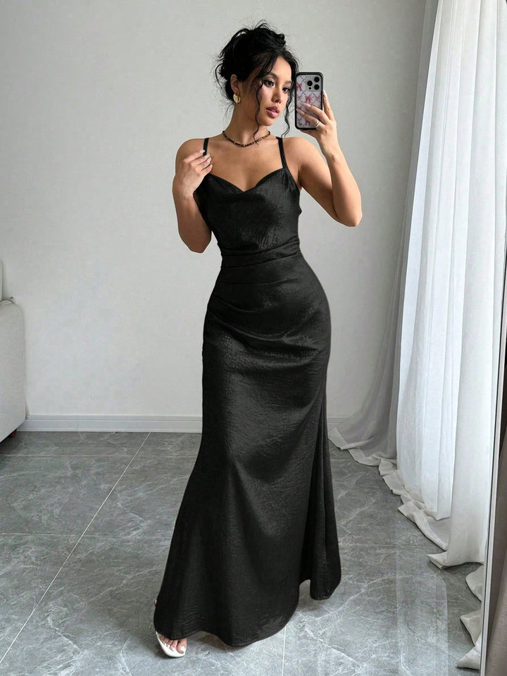 Rochie maxi SHEIN, negru