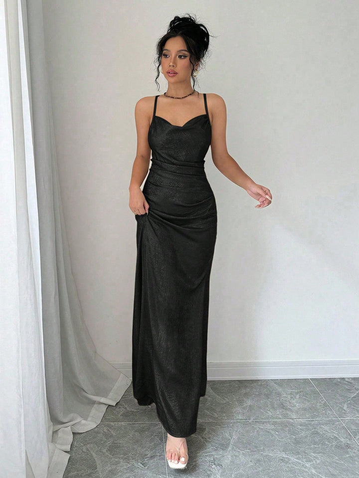 Rochie maxi SHEIN, negru