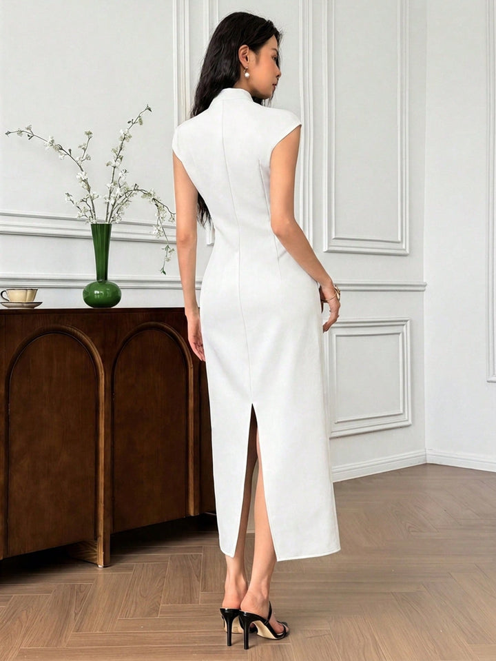 Rochie maxi SHEIN, alb