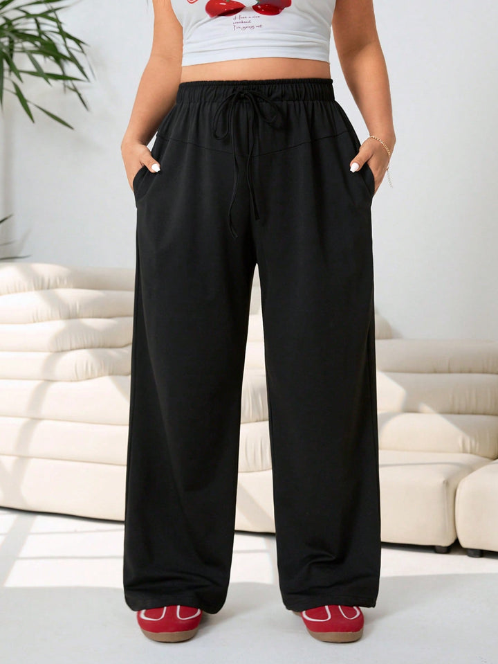 Pantaloni SHEIN, negru