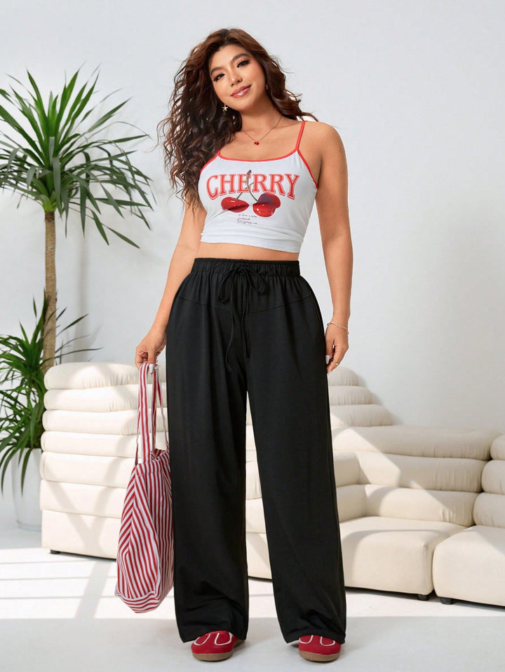 Pantaloni SHEIN, negru