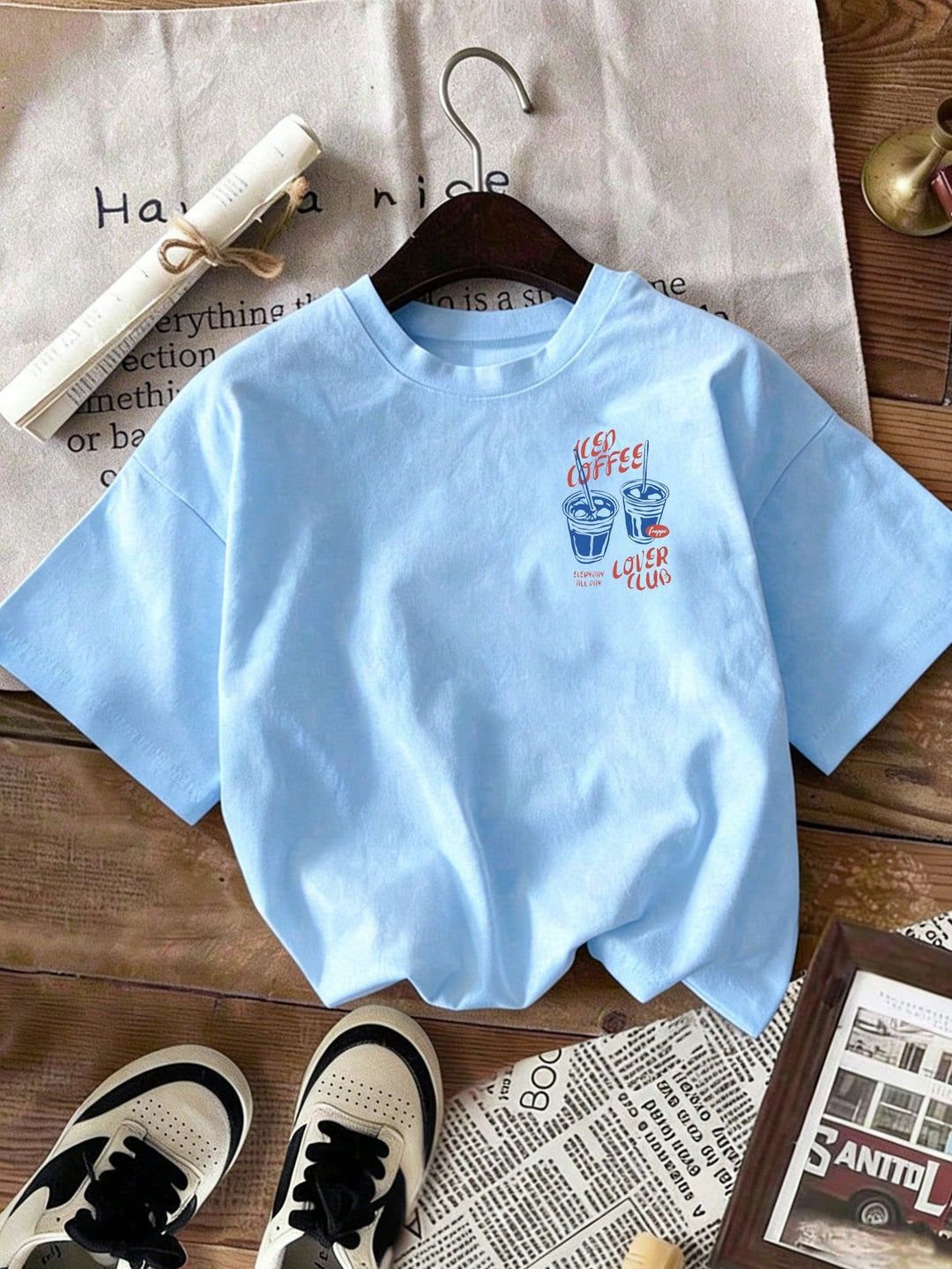 Tricou SHEIN, albastru