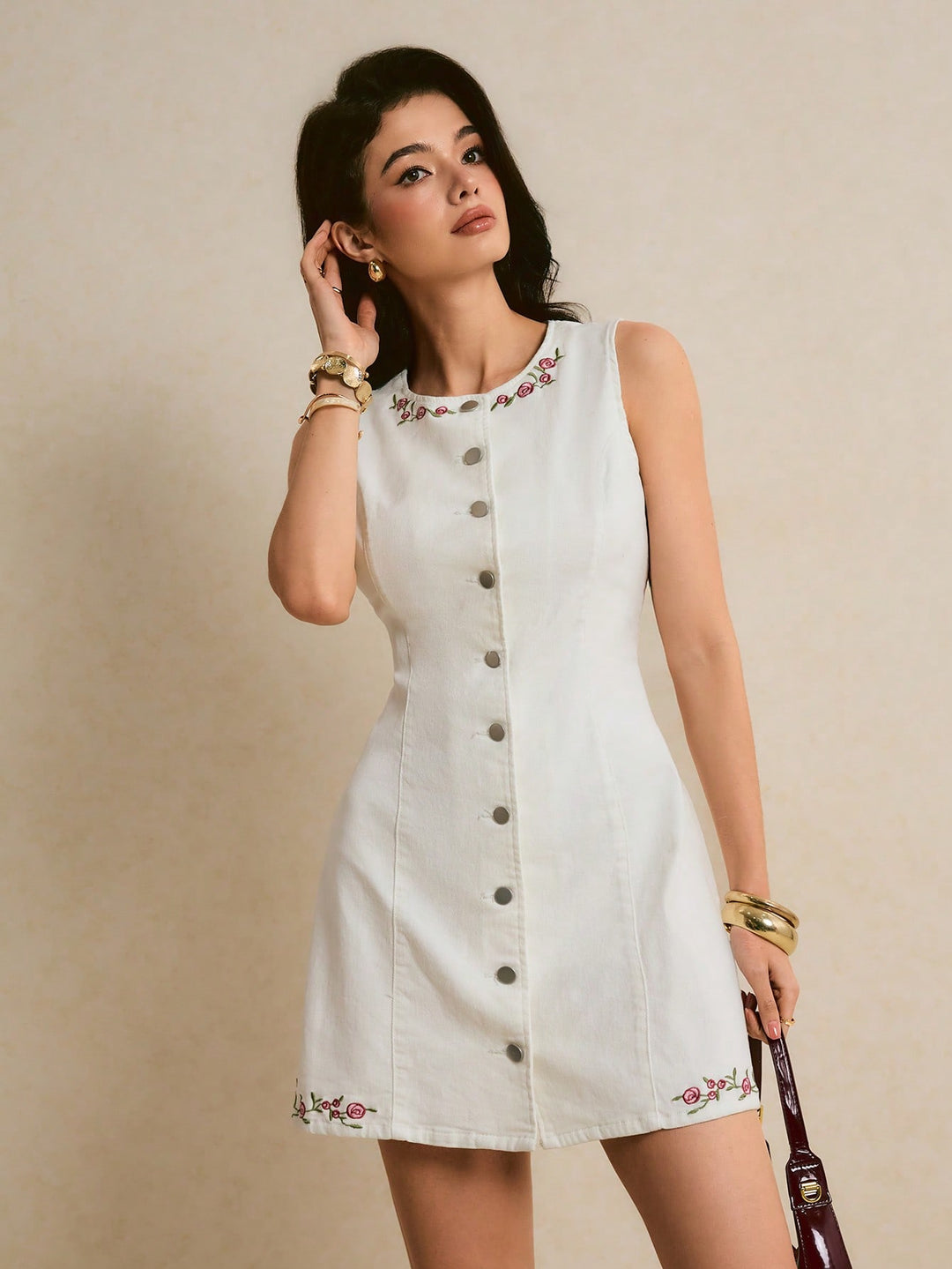 Rochie SHEIN, alb