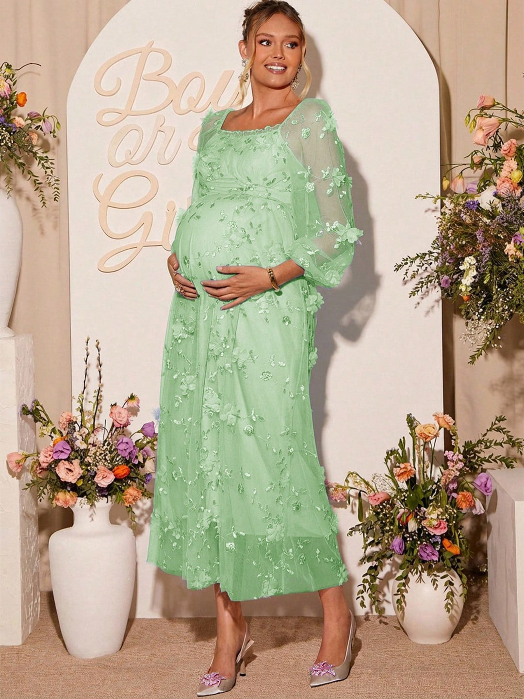 Rochie SHEIN, verde
