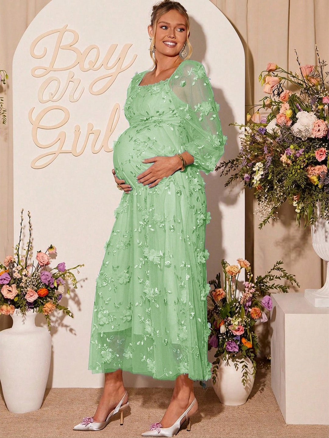 Rochie SHEIN, verde