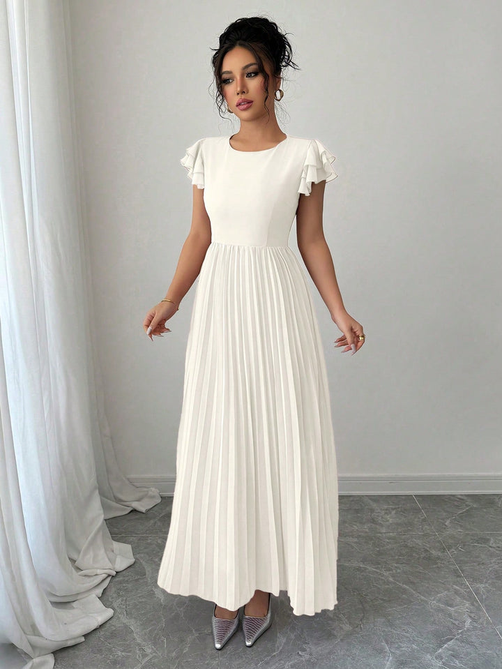 Rochie maxi SHEIN, bej