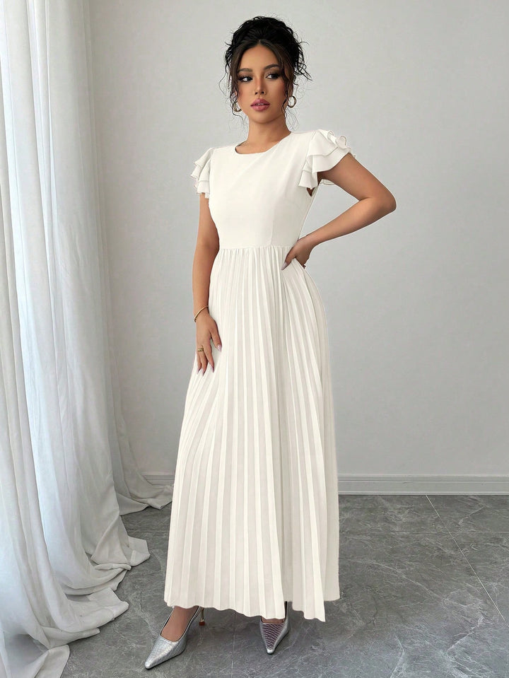 Rochie maxi SHEIN, bej