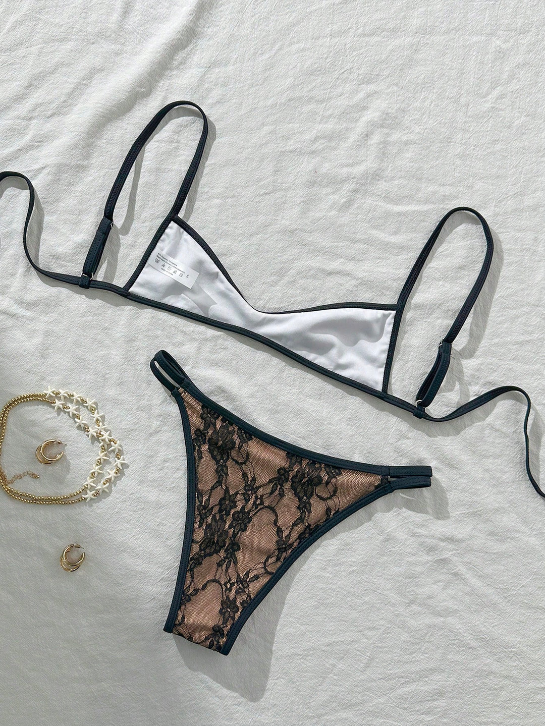 Set bikini SHEIN, negru