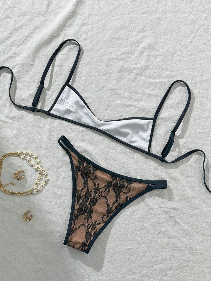 Set bikini SHEIN, negru