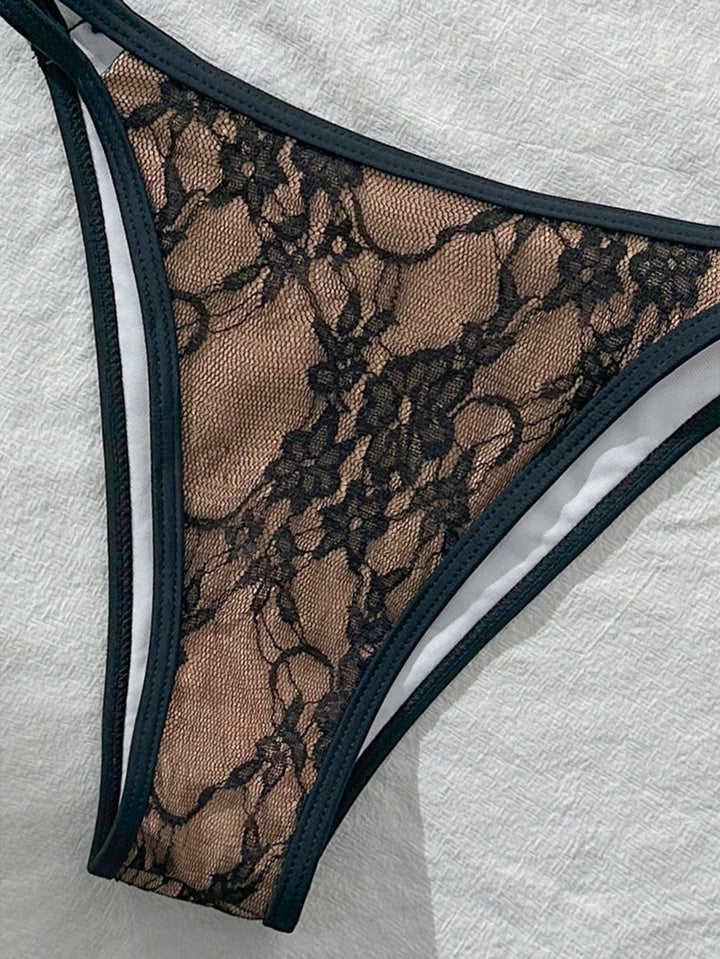 Set bikini SHEIN, negru